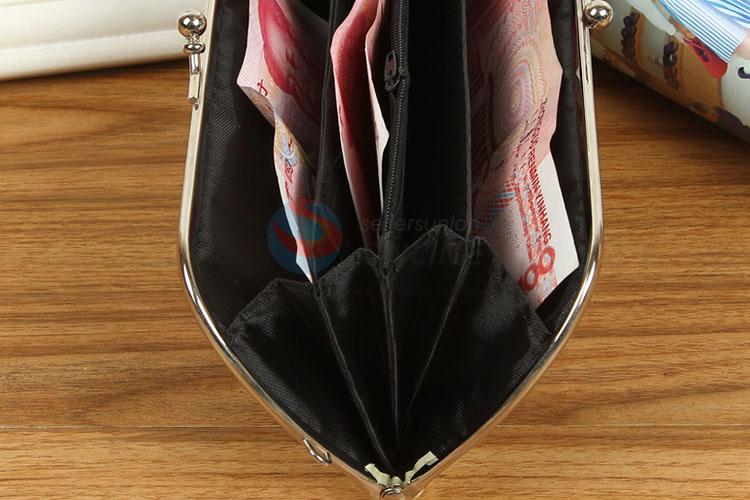 New Design Rectangle Pu Purse Fashion Handbag