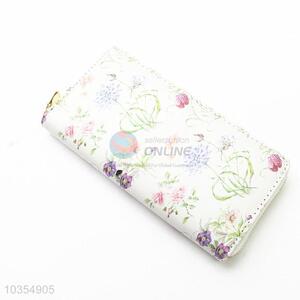 Nice design lady printed long wallet for promotions