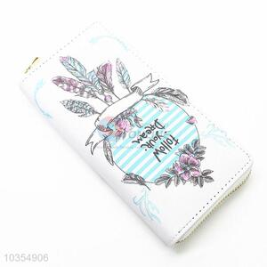 Factory sales cheapest lady printed long wallet