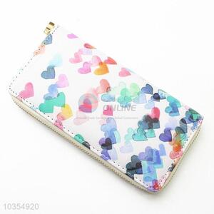 High sales promotional lady printed long wallet