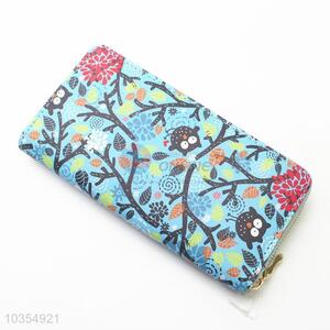 Factory wholesale popular lady printed long wallet