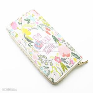 Made in China cheap women printed long wallet