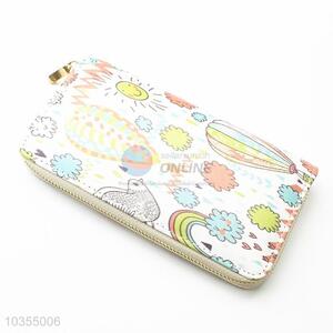 Super quality low price women printed long wallet