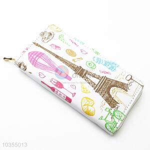 China wholesale promotional women printed long wallet