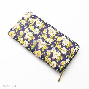 New arrival delicate style women printed long wallet