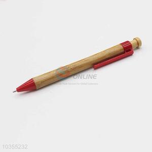 Bamboo Handle Plastic Ball-point Pen