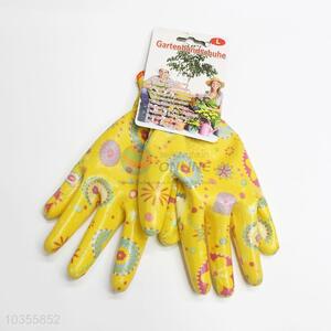 Low Price Nylon Nitrile <em>Rubber</em> Safety Work Glove