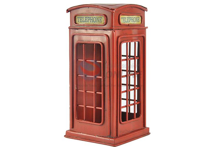 Low price new arrival England Lundon telephone booth model(money box)