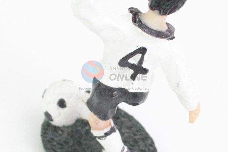 Wholesale top quality football boy resin decoration