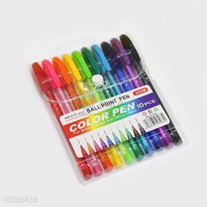 10pcs Colored Ball-ponit Pens Set