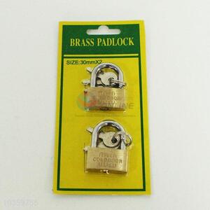 Factory Direct 2pcs Brass <em>Padlock</em> for Sale