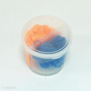 Orange and blue diy plasticine