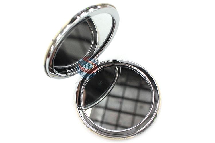 Fashion Printing Foldable Makeup Mirror Round Pocket Mirror