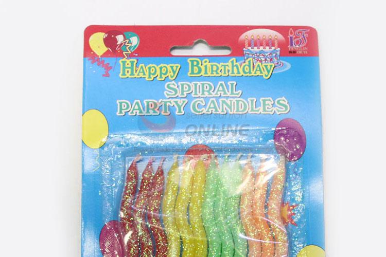 Factory Excellent 12pcs Multicolour Flame Birthday Candle