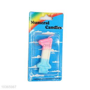 High Quality Numeral Candle/Number 1 Birthday Candle for Sale