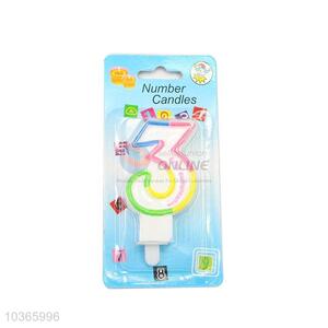 Good Quality Numeral Candle/Number 3 Birthday Candle for Sale