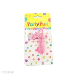 Hot Sale Numeral Candle/Number 1 Birthday Candle for Sale