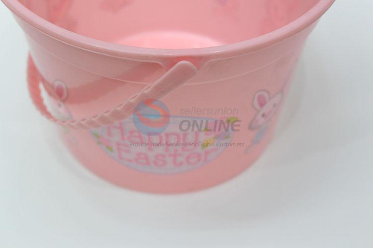 Hot sale hight quality cute rabbit printing easter buckets