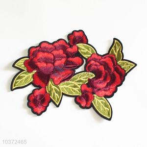 Hot Selling DIY Exquisite Flower Embroidered Sew On Patch