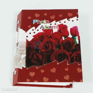 Wholesale rose red printing album,12.5*16.5cm