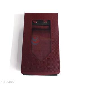 Bottom price good quality printed necktie+cufflink