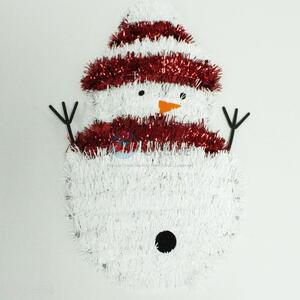 Christmas Snowman Pendant Ornament White
