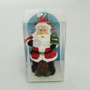 Hot sale santa claus shaped candle for christmas decoration