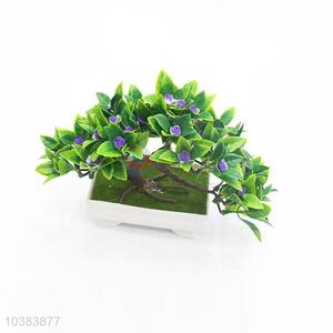 Wholesale artificial flower potted tree bonsai