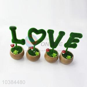Wedding love artificial plants wedding table decoration