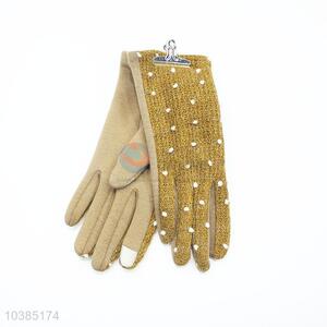 Popular winter warm women gloves