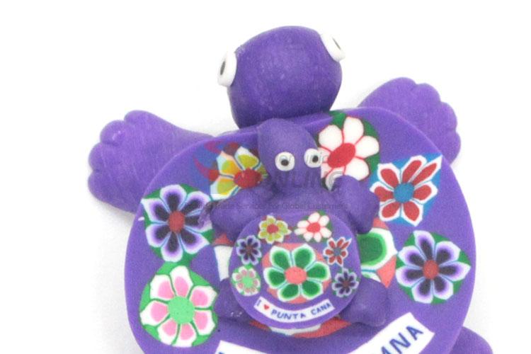 Fashion Design Purple Tortoise Shape Fridge Magnet