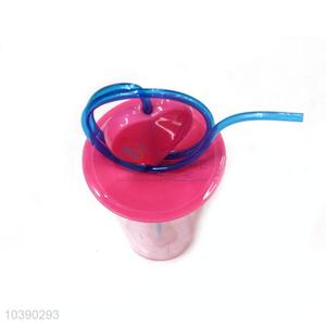 Wholesale Supplies Plastic Cup with Straw for Sale