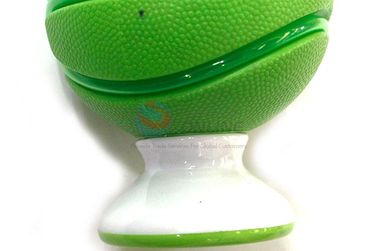 Promotional Green Plastic Cup with Straw for Sale