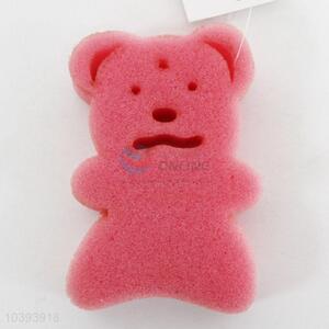 Cartoon bear shaped kids shower sponge products
