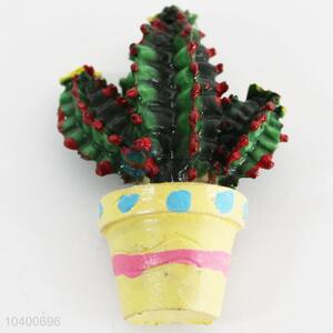 Creative cactus resin fridge magnetic
