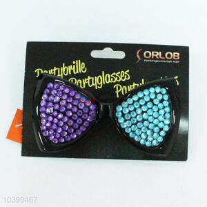 Cool Design Party Patch Party Glasses With Diamond