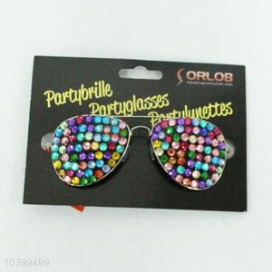 Wholesale Colorful Eye Patch Party Glasses With Diamond