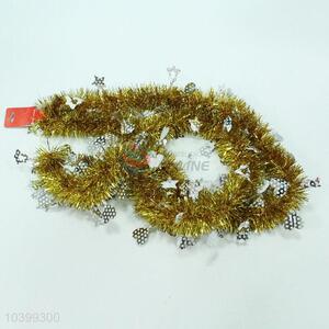 Nice Five-pointed Star and Bell Design Tinsel/Festival Decoration for Sale