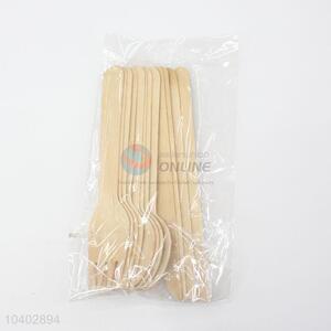 Recent design disposable bamboo fork&spoon&knife set