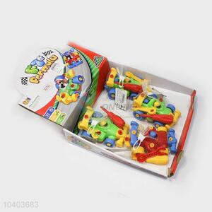 Intelligence kids disassembly plastic truck toy for selling