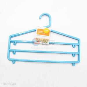 3-layers plastic tie rack hanger belts hanger