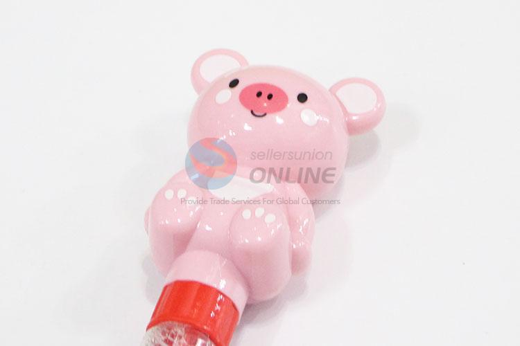 Best cute pink pig shape bubble sticks