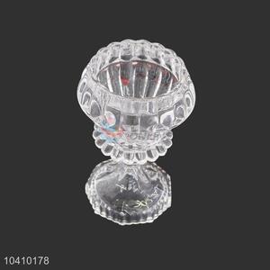 Decoration Footed Glass Jar Candy Jar Glass with Lid