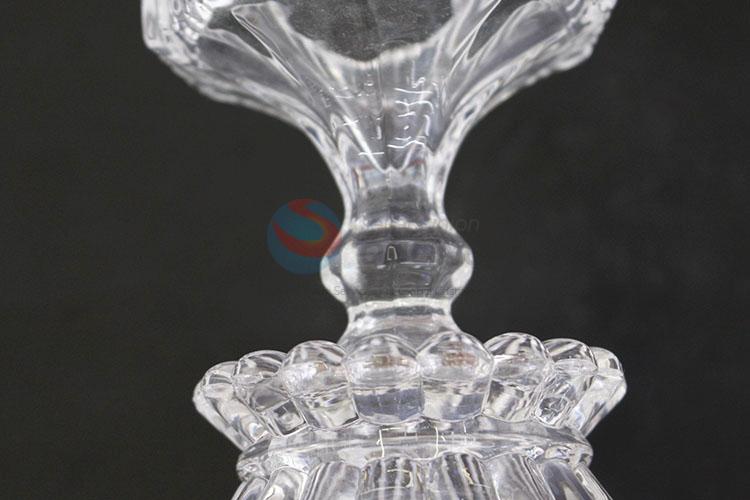 Decoration Footed Glass Jar Candy Jar Glass with Lid
