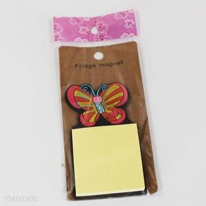 Good Sale Note Pads With Butterfly Shape Fridge Magnet