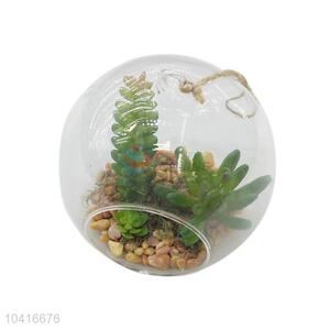 Good quality top sale artificial plant in glass ball