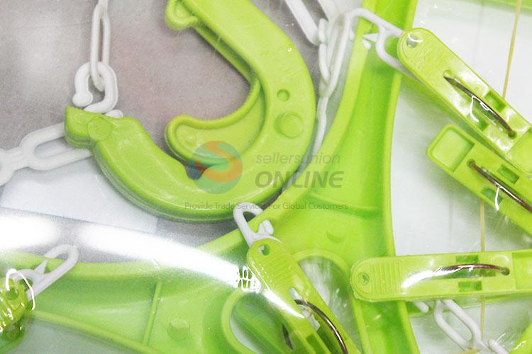 Top Quality Green Color Hanger Racks Baby Clothes Hooks Organizer Hangers