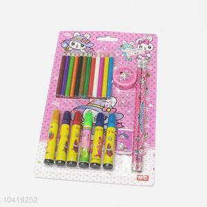 Colored Pencil Watercolor Pen Pencil Eraser Pencil Sharpener <em>Set</em>