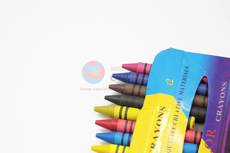High Quality Kids 12 Colors Non-toxic Crayon