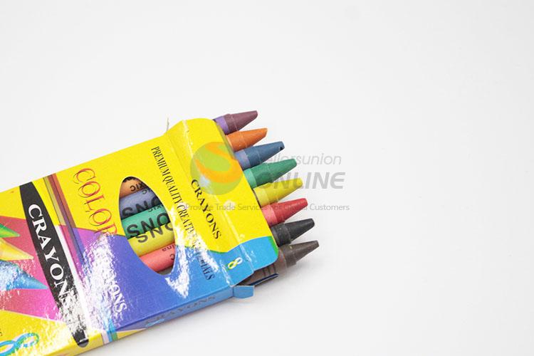 8 Colors Non-toxic Crayon for Kids Drawing